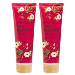 Bundle Lot 2x New BODYCOLOGY Sweet Apple Cider Body Cream Moisturizer
